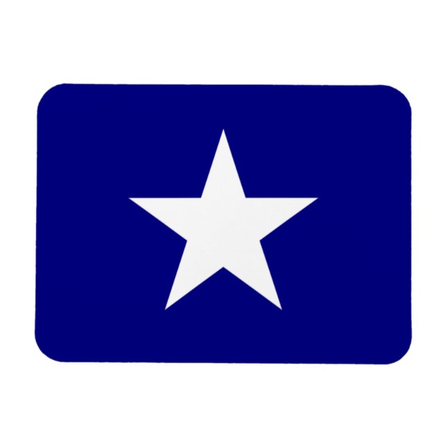Bonnie Blue Flag White Star Magnet (Horizontal)