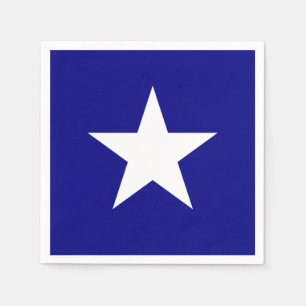 Bonnie Blue Flag White Star Napkin