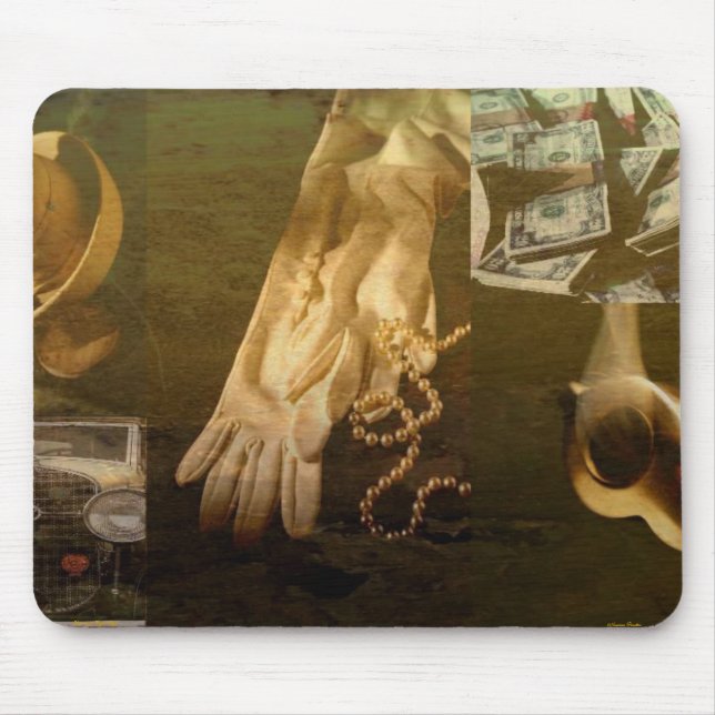 Bonnie & Clyde Style Mousepad (Front)