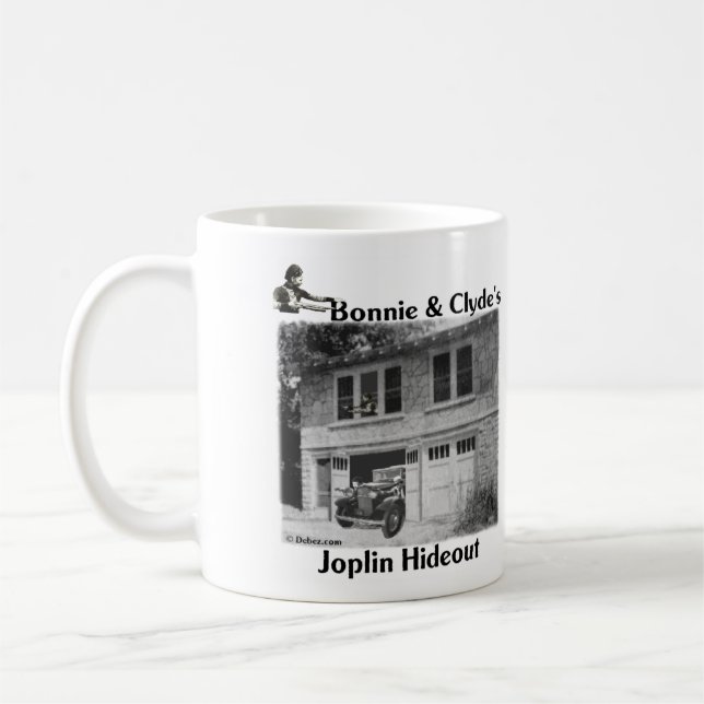 Bonnie & Clyde's Joplin Hideout Coffee Mug (Left)