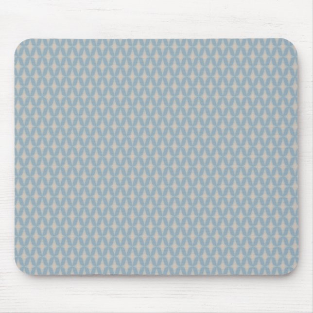 Bonnie Gentle Retro Four Point Stars Mouse Pad (Front)