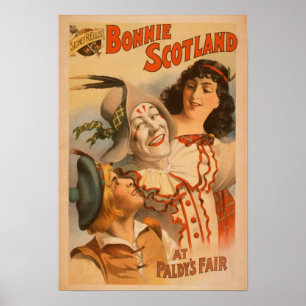 Bonnie Scotland at the Fair Clown Theatre Poster