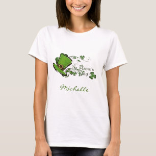 Bonnie St. Patricks Day CUSTOM Name Business T-Shirt