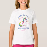 Bonny Unicorn Personalised First Day Kindergarten