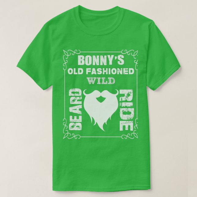 Bonnyx27s Old Fashioned Beard Ride T-Shirt (Design Front)