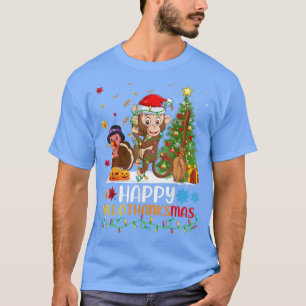 Bonobo Animal Lover Funny Happy Bonobo HelloThanks T-Shirt