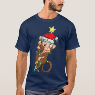 Bonobo Lighting Xmas Tree Matching Bonobo Christma T-Shirt