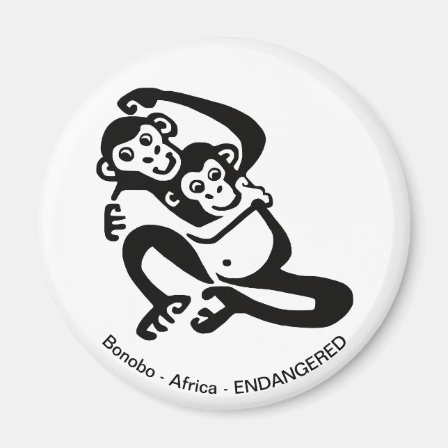 Bonobo - magnet (Front)