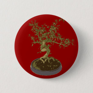 Bonsai 6 Cm Round Badge