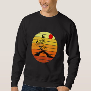 Bonsai and sunset sweatshirt