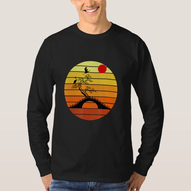 Bonsai and sunset T-Shirt (Front)