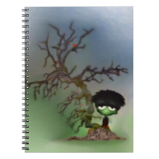 Bonsai Boy Spiral Notebook (Front)