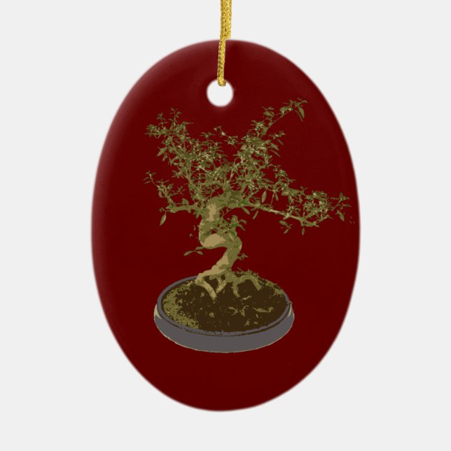 Bonsai Ceramic Tree Decoration (Front)