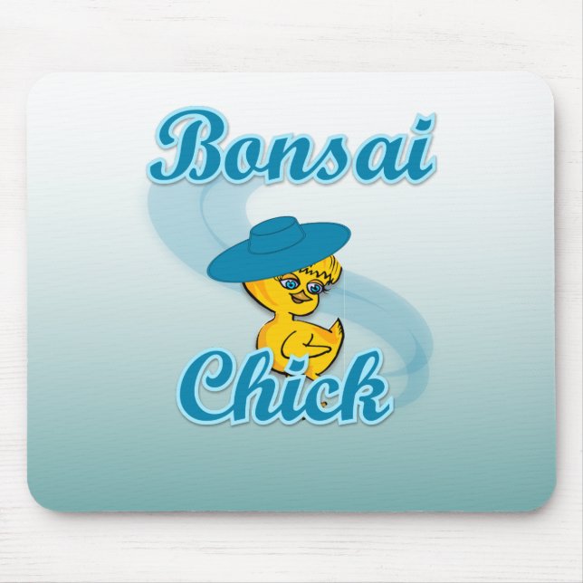Bonsai Chick #3 Mouse Pad (Front)
