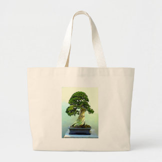 Bonsai Cypress Tree Large Tote Bag