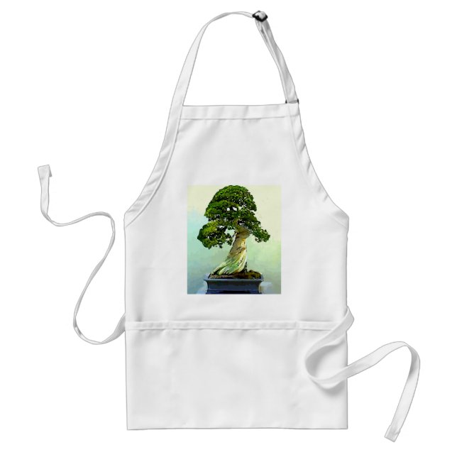 Bonsai Cypress Tree Standard Apron (Front)