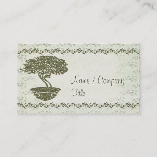 Bonsai Elegance Business Card (Front)