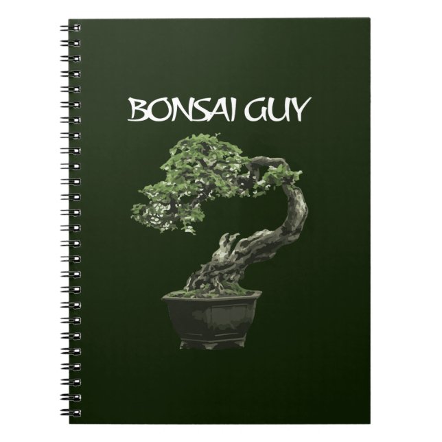 Bonsai guy funny quote for bonsai lovers notebook (Front)