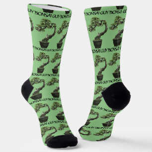 Bonsai guy funny quote for bonsai lovers socks