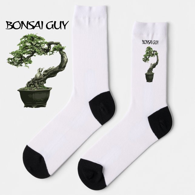 Bonsai guy funny quote for bonsai lovers socks (Creator Uploaded)