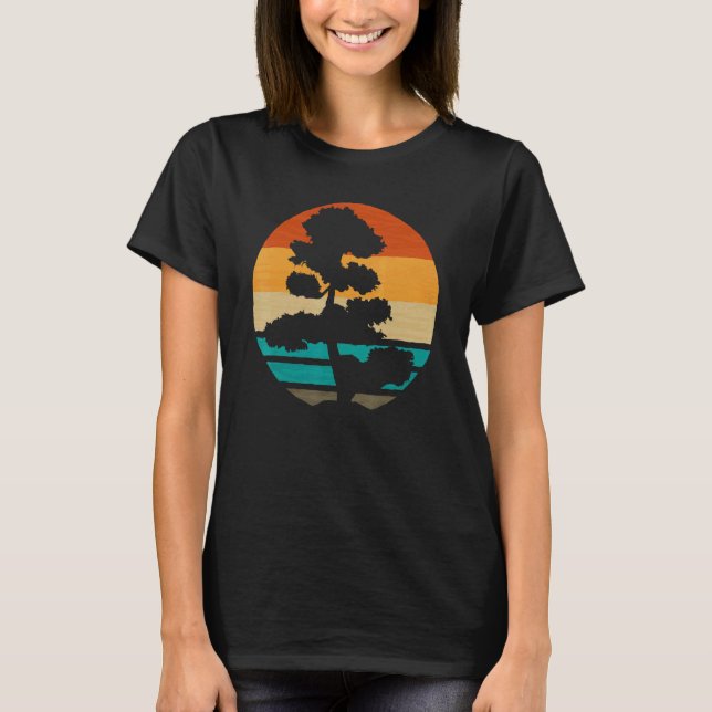 Bonsai     Japanese Bonsai Tree Pacific Ocean Beac T-Shirt (Front)