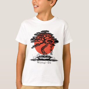 Bonsai Japanese Kanji Miyagi Do Personalized T-Shirt