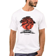 Bonsai Japanese Kanji Personalised T-Shirt