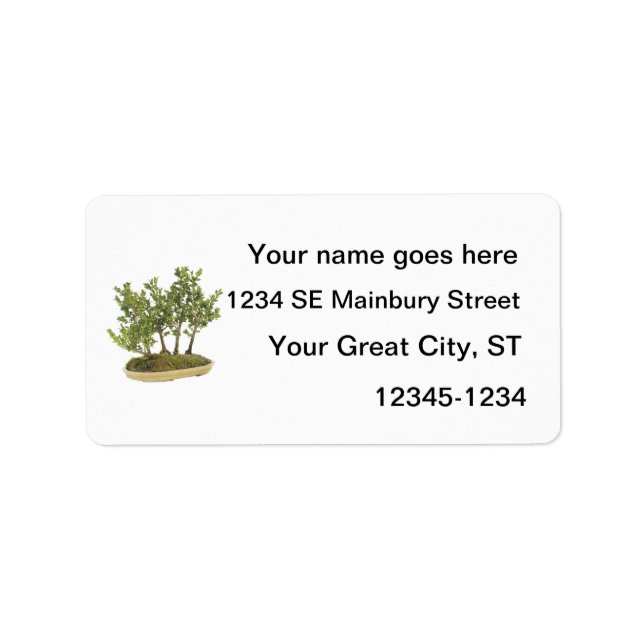 Bonsai Photo 3 Label (Front)