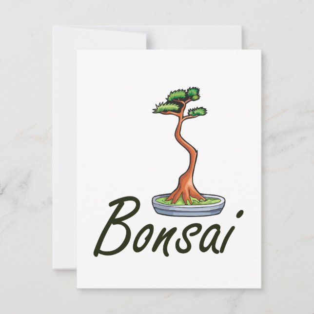 Bonsai text literati graphic (Front)