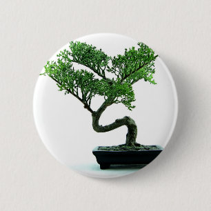 Bonsai Tree 6 Cm Round Badge