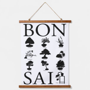 Bonsai Tree Basic Styles 10 Hanging Tapestry