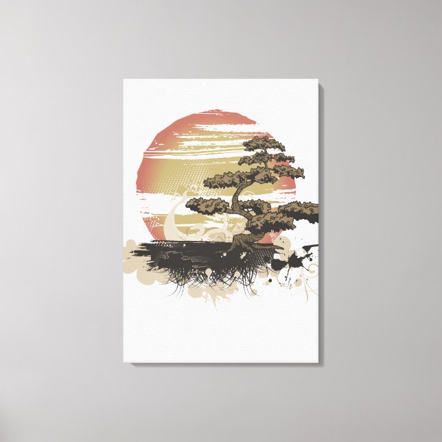 Bonsai Tree Canvas Print (Front)