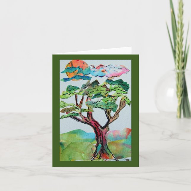 Bonsai Tree Card (Front)