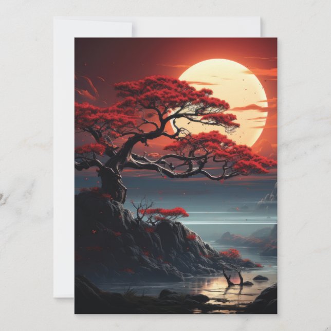 Bonsai Tree  Card (Front)