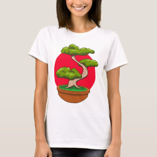 Bonsai Tree Design T-Shirt