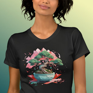 Bonsai Tree Graphic T-Shirt