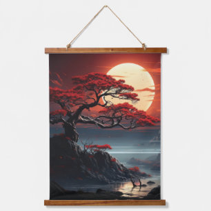 Bonsai Tree  Hanging Tapestry