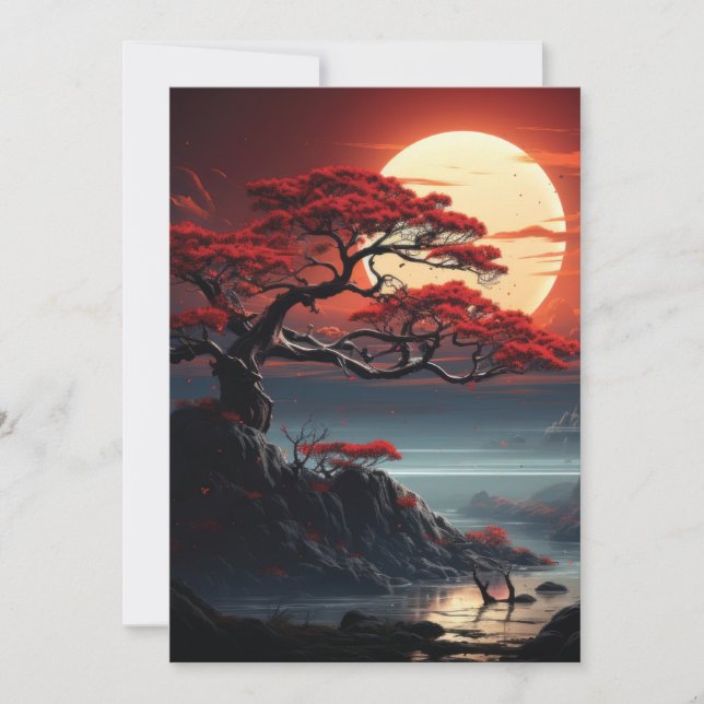 Bonsai Tree  Holiday Card (Front)