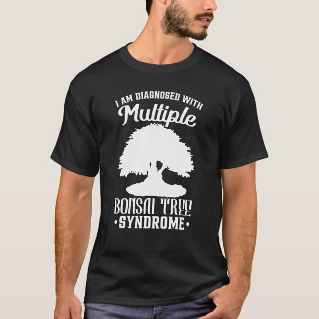 Bonsai Tree Humour T-Shirt (Front)