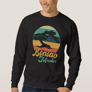 Bonsai Tree In Japanese Zen Buddhist Enso Circle B Sweatshirt