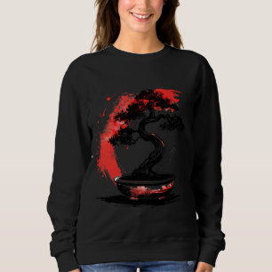 Bonsai Tree Japanese Bonsai Tree Zen Buddhist Enso Sweatshirt