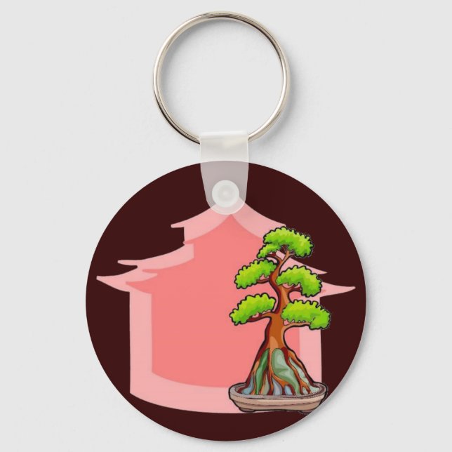 Bonsai Tree Key Ring (Front)