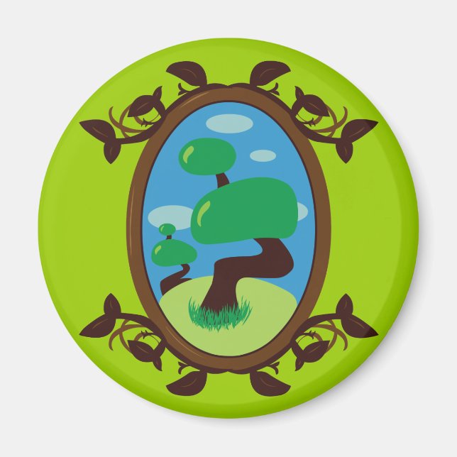 Bonsai Tree Magnet (Front)
