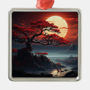 Bonsai Tree Metal Tree Decoration