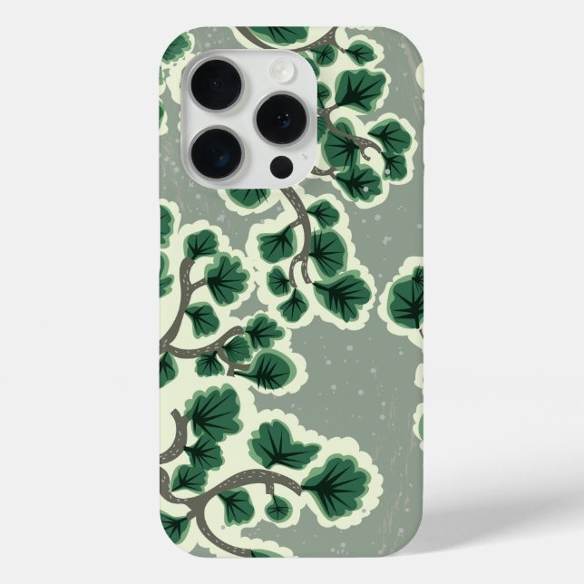 Bonsai Tree Pattern Case-Mate iPhone Case (Back)