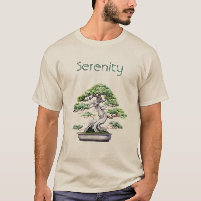 Bonsai Tree Serenity T-Shirt (Front)