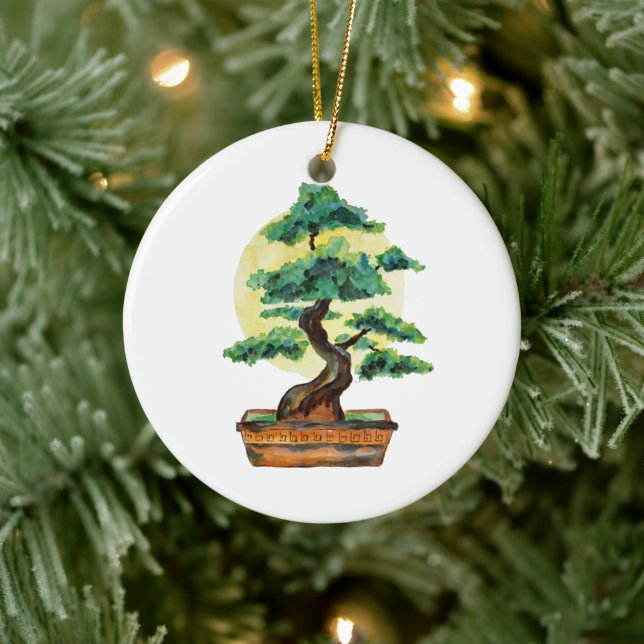 Bonsai Tree Sunshine Ceramic Tree Decoration (Tree)