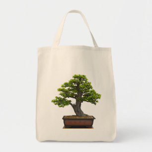 bonsai tree tote bag