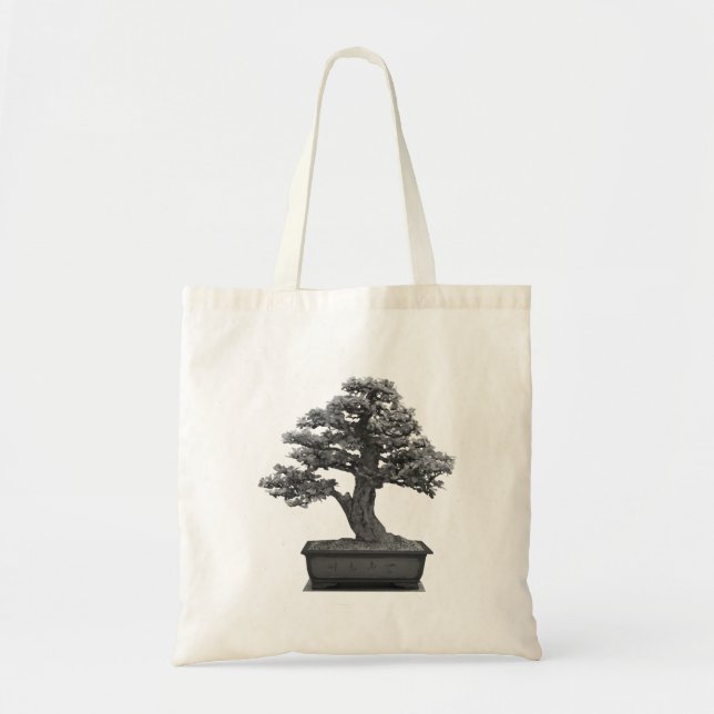 bonsai tree tote bag (Front)