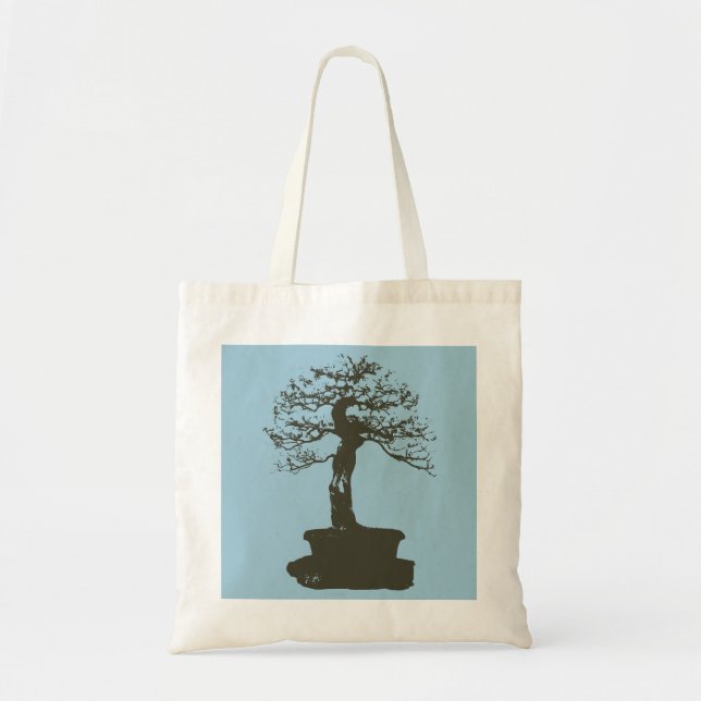 bonsai tree tote bag (Front)